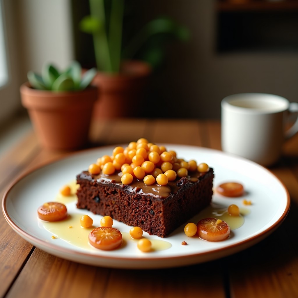 Brownie de Garbanzos y Avellanas: Postre Sin Harina y Alto en Proteína para Fitness