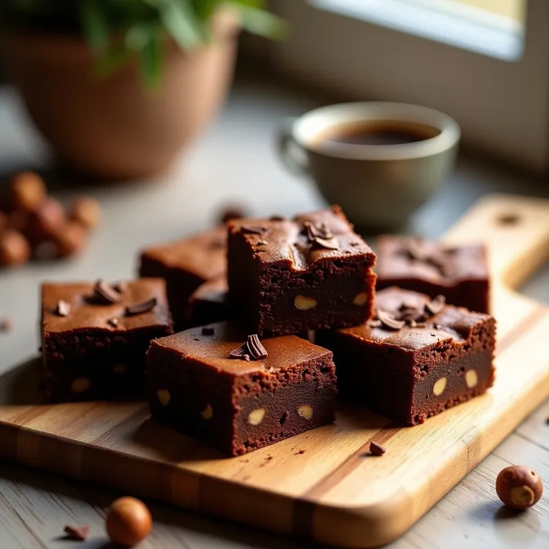Brownie Proteico de Café y Avellanas: Receta Sin Harina y Alta en Proteína