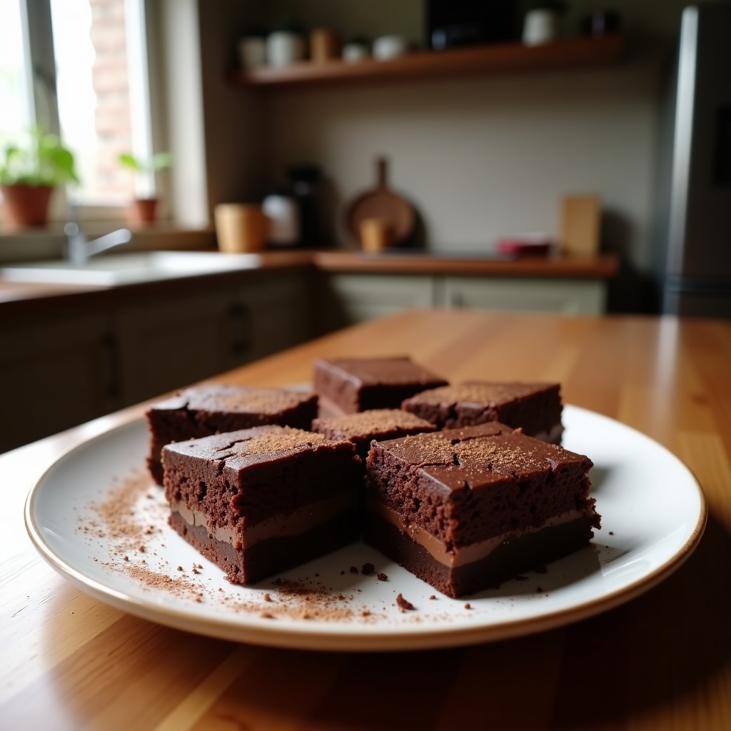 Brownies de Boniato y Avellanas con Cobertura de Chocolate 100%: Postre Keto y Sin Harina