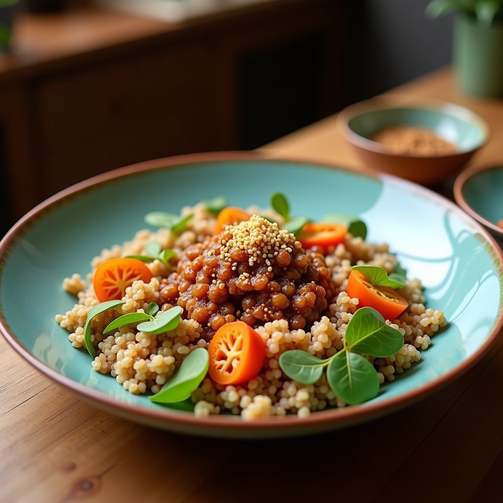 Buddha Bowl de Quinoa y Remolacha Asada: Receta con Aderezo de Tacúm y Semillas de Granado