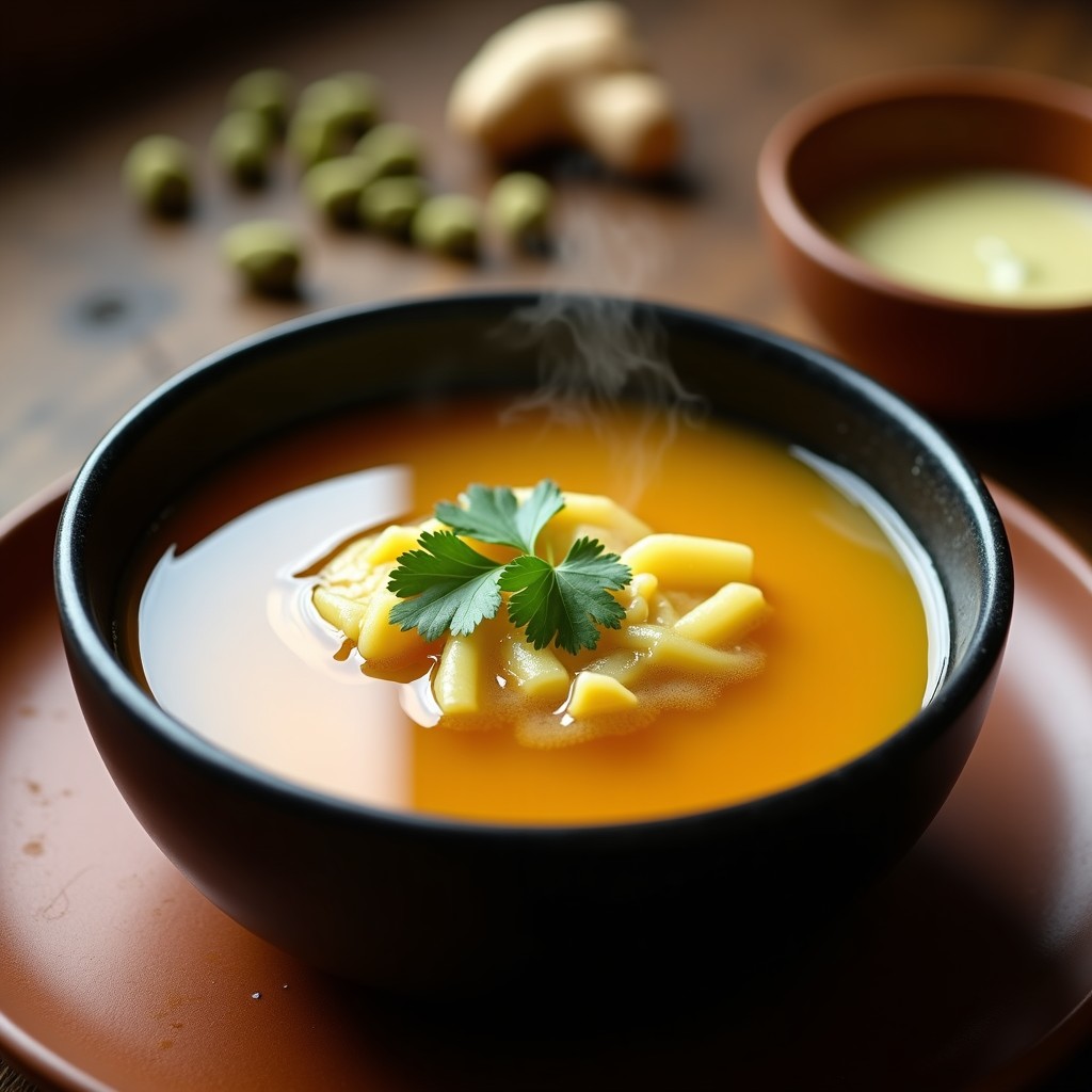Caldo de Huesos de Camello con Jengibre: Receta Árabe Reconfortante en Olla Express