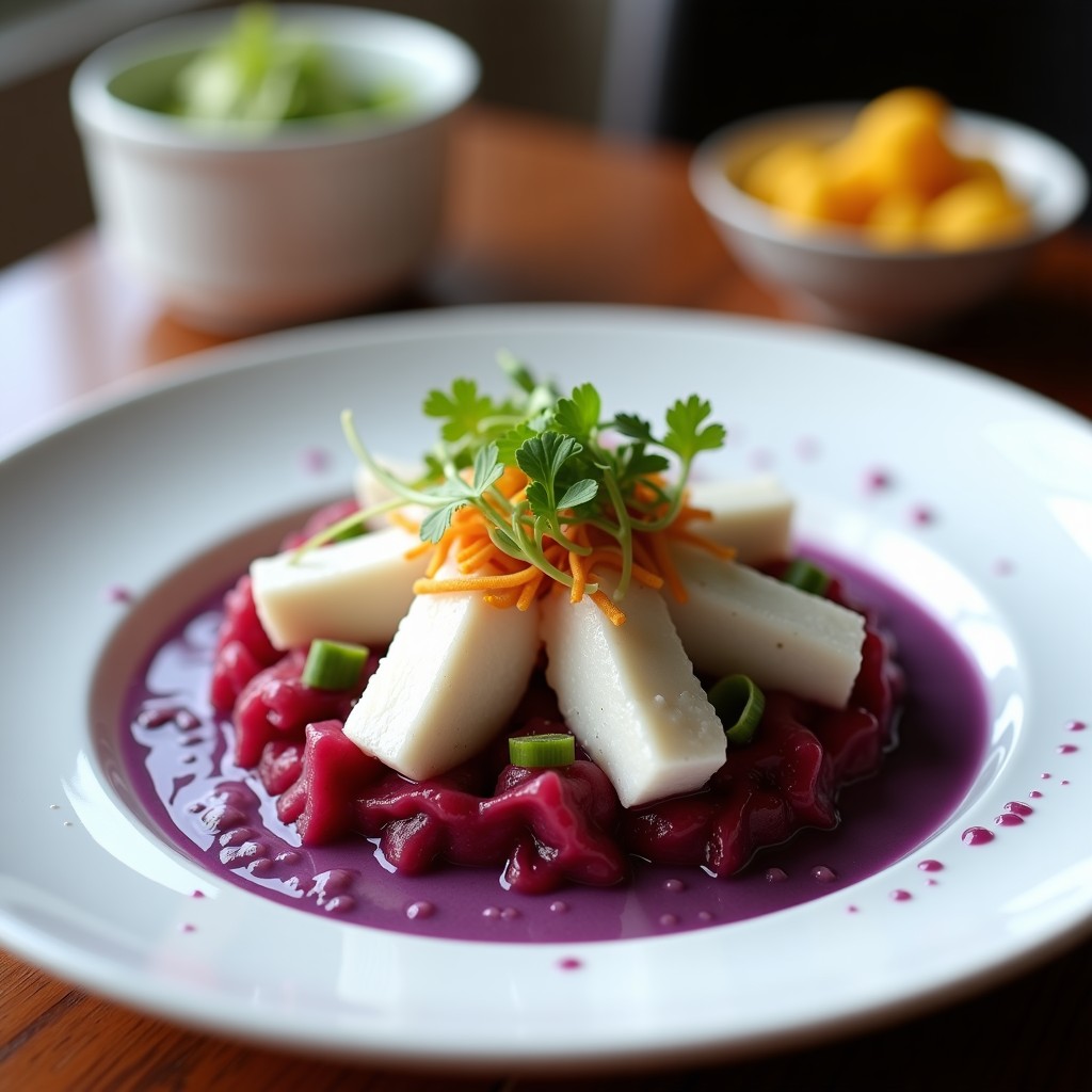 Ceviche de Corvina y Leche de Tigre con Camote Morado: Receta Peruana Gourmet en 20 Minutos
