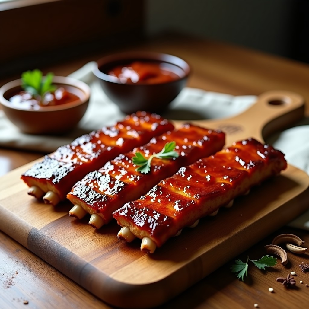 Costillas de Seitan al BBQ con Salsa Casera: Receta Vegana Alta en Proteína en 35 Minutos