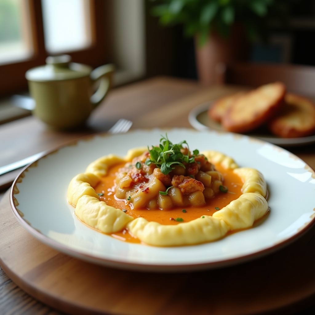 Crema de calabacín y puerro vegana con crujiente de avellanas y aceite de oliva virgen extra, lista en 30 minutos