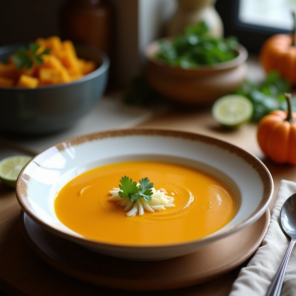 Crema de Calabaza al Curry y Coco: Receta en Thermomix Ultracremosa y Reconfortante