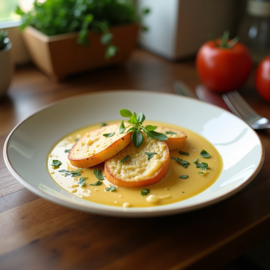 Crema de Calabacín y Albahaca con Crujiente de Parmesano: Receta Cremosa y Fácil en 30 Minutos