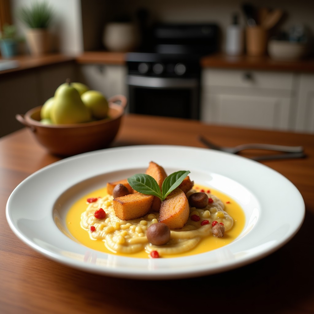 Crema de Coliflor y Puerro con Crujiente de Avellana y Panceta: Cremosa, Fácil y Reconfortante en 35 Minutos