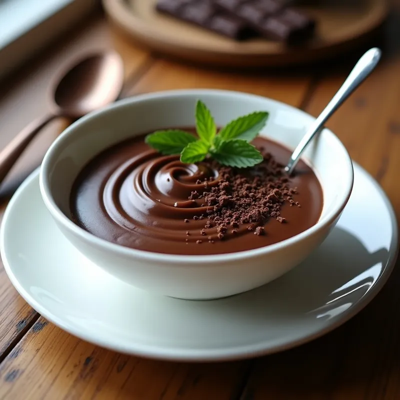 Crema Pastelera Vegana de Chocolate y Avena: Receta Sin Huevos y en 15 Minutos