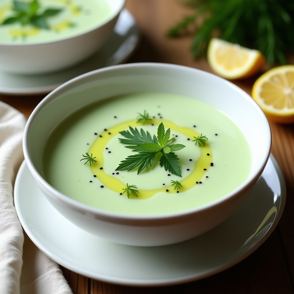 Crema Fría de Pepino y Kéfir: Sopa Probiótica y Baja en Calorías