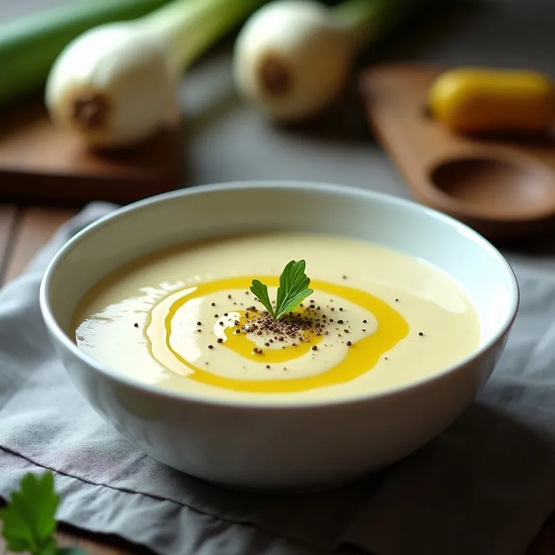 Crema de Puerro y Patata Vegana: Receta en Thermomix Sin Lácteos y Cremosa
