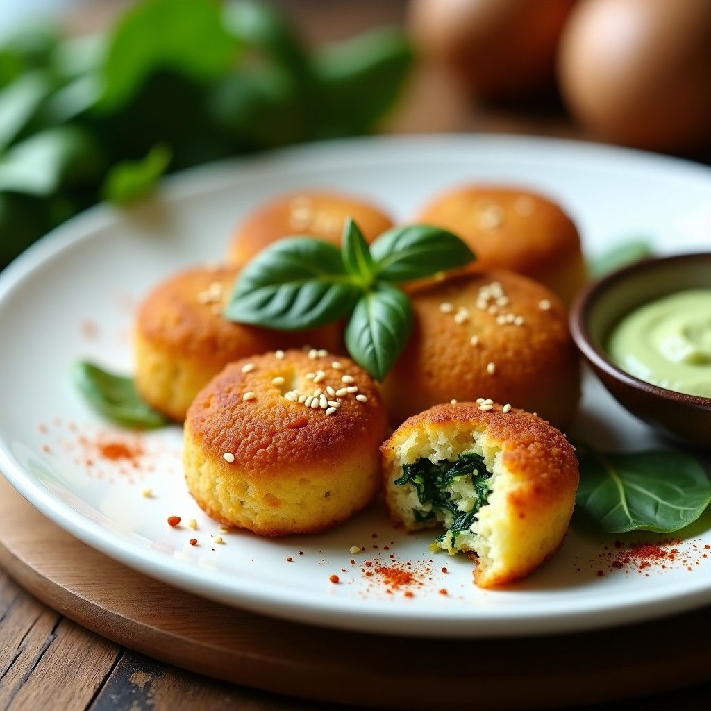 Croquetas de espinaca y tofu al microondas: Receta vegana y sin gluten en 10 minutos