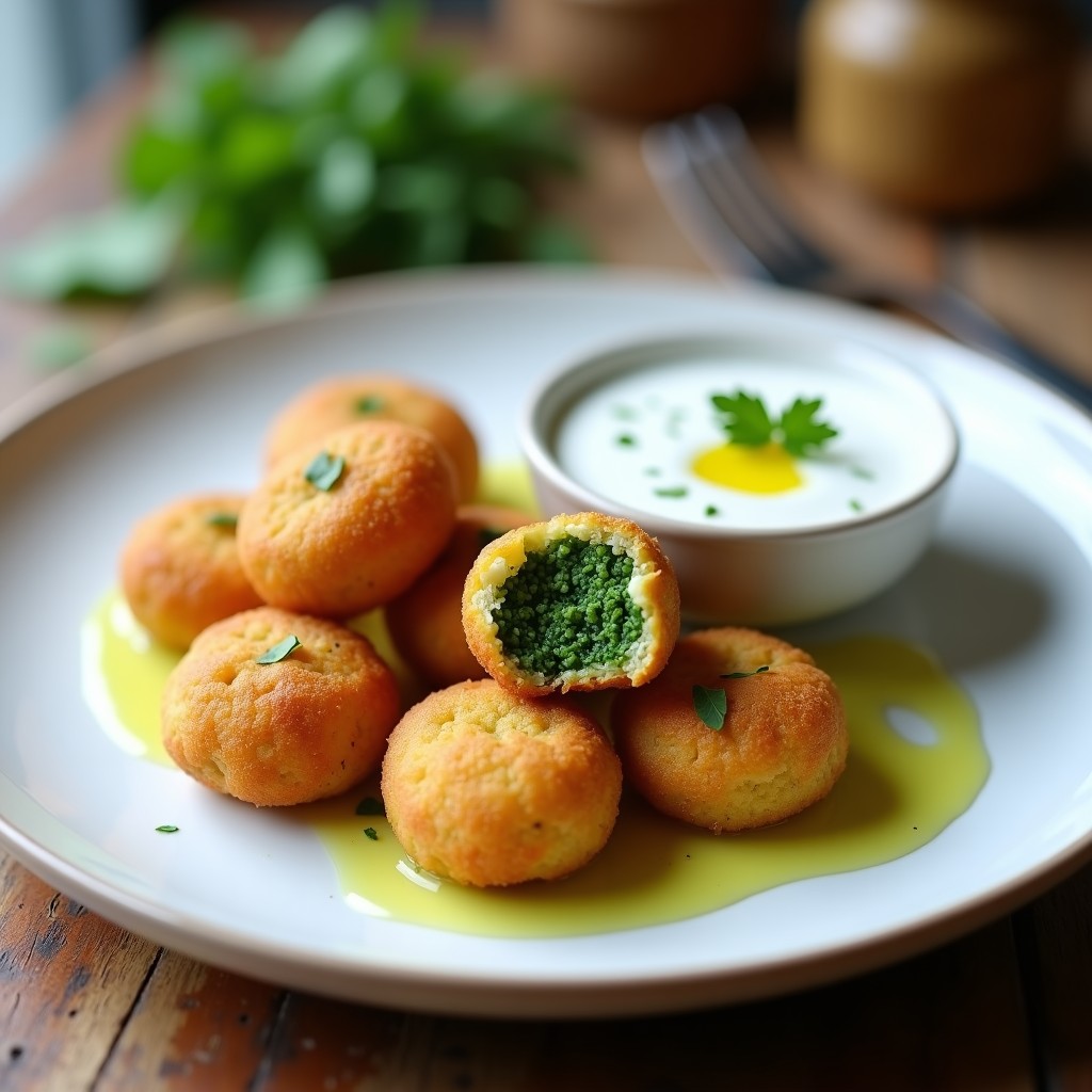 Croquetas de Espirulina y Queso Manchego: Entrante Verde y Energético