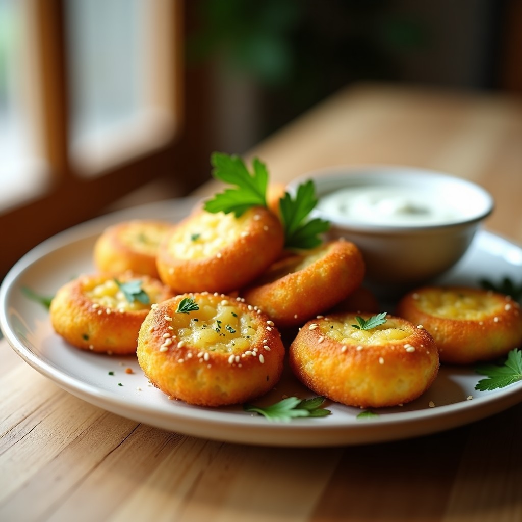 Croquetas de Flor de Calabacín y Queso de Almendras: Receta Sin Gluten en Airfryer con Toque Crujiente