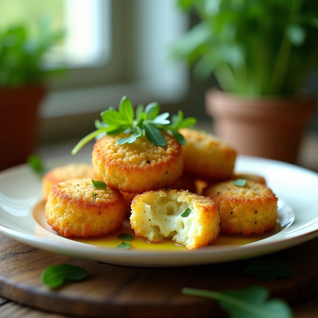 Croquetas de Flor de Calabaza y Queso de Oveja: Receta Sin Lactosa en Airfryer