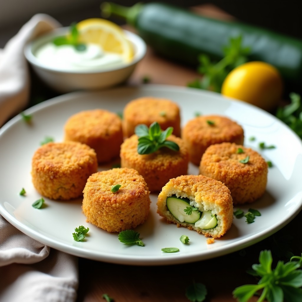 Croquetas de Quinoa y Calabacín: Aperitivo Sin Gluten en Airfryer para Tupper