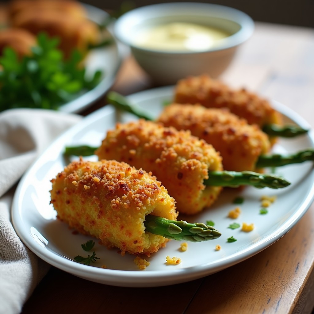 Croquetas de Quinoa y Espárragos Trigueros: Receta Sin Harina en Airfryer