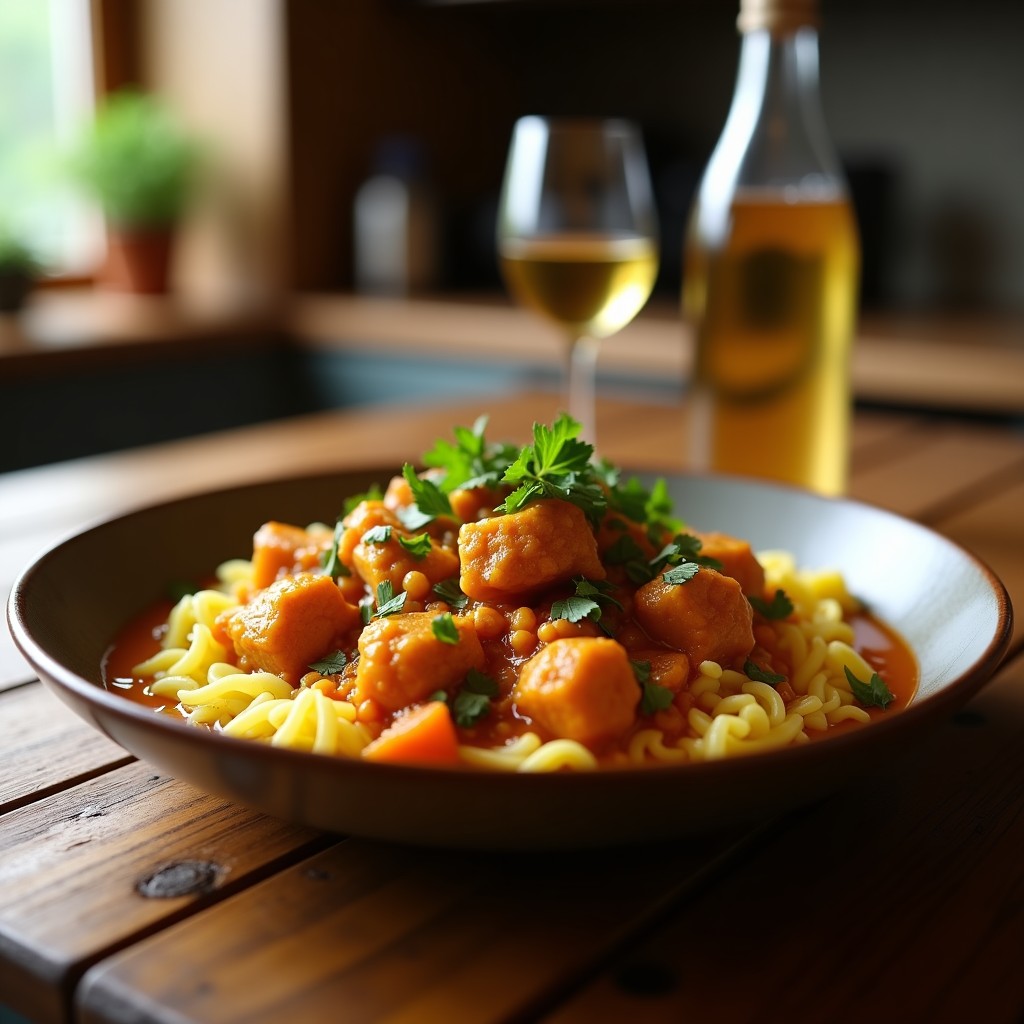 Curry Massaman de Cordero y Boniato: Receta Tailandesa Cremosa, Fácil y Aromática