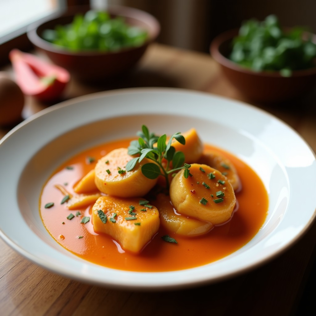Curry Rojo Cremoso de Pavo y Boniato con Espinacas: Receta Tailandesa Fácil y Aromática en 35 Minutos