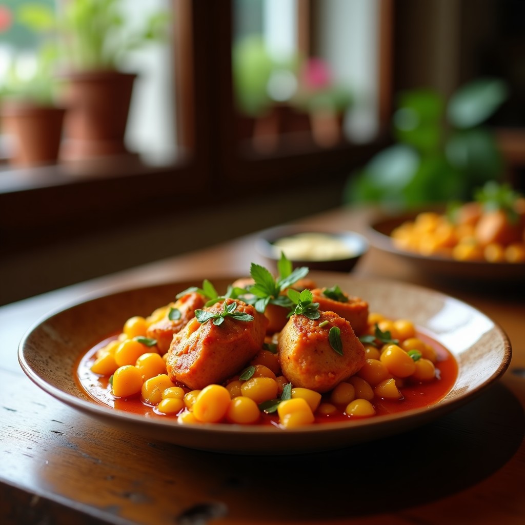 Curry Rojo Tailandés con Pollo y Piña Asada: Receta Cremosa, Fácil y Aromática en 35 Minutos