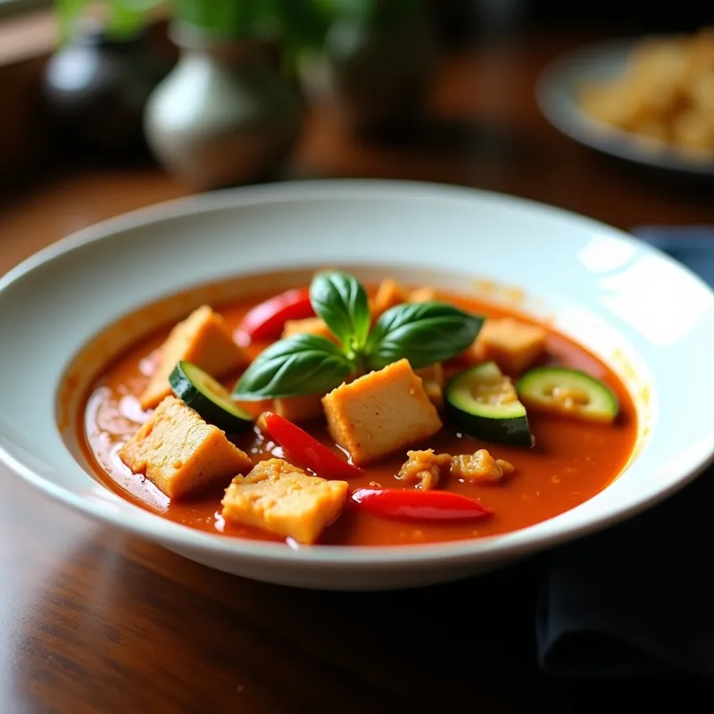 Curry Rojo Tailandés con Pechuga de Pollo: Receta en Airfryer y Ultracremosa