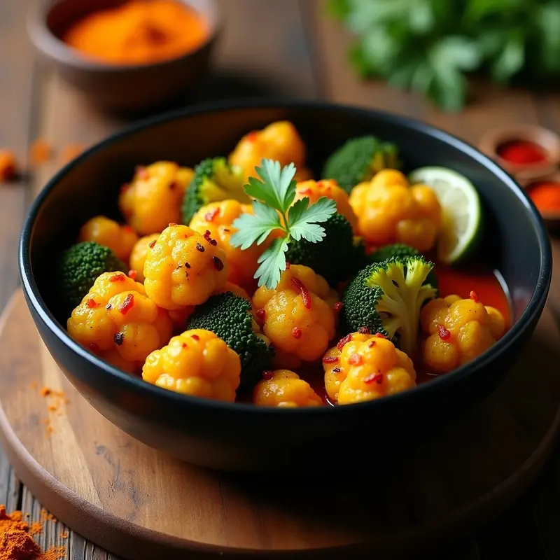 Curry de Verduras en Airfryer: Receta Keto Rápida y Alta en Fibra