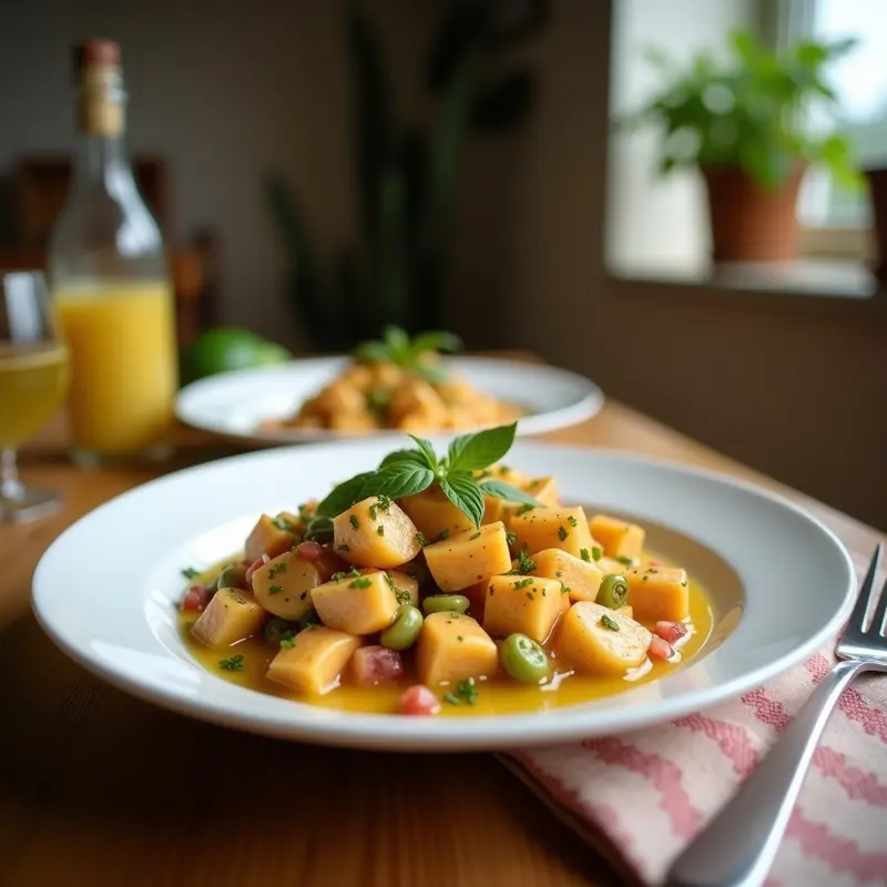 Cuscús Israelí con Limón y Hierbas Frescas: Ensalada Mediterránea Vegana