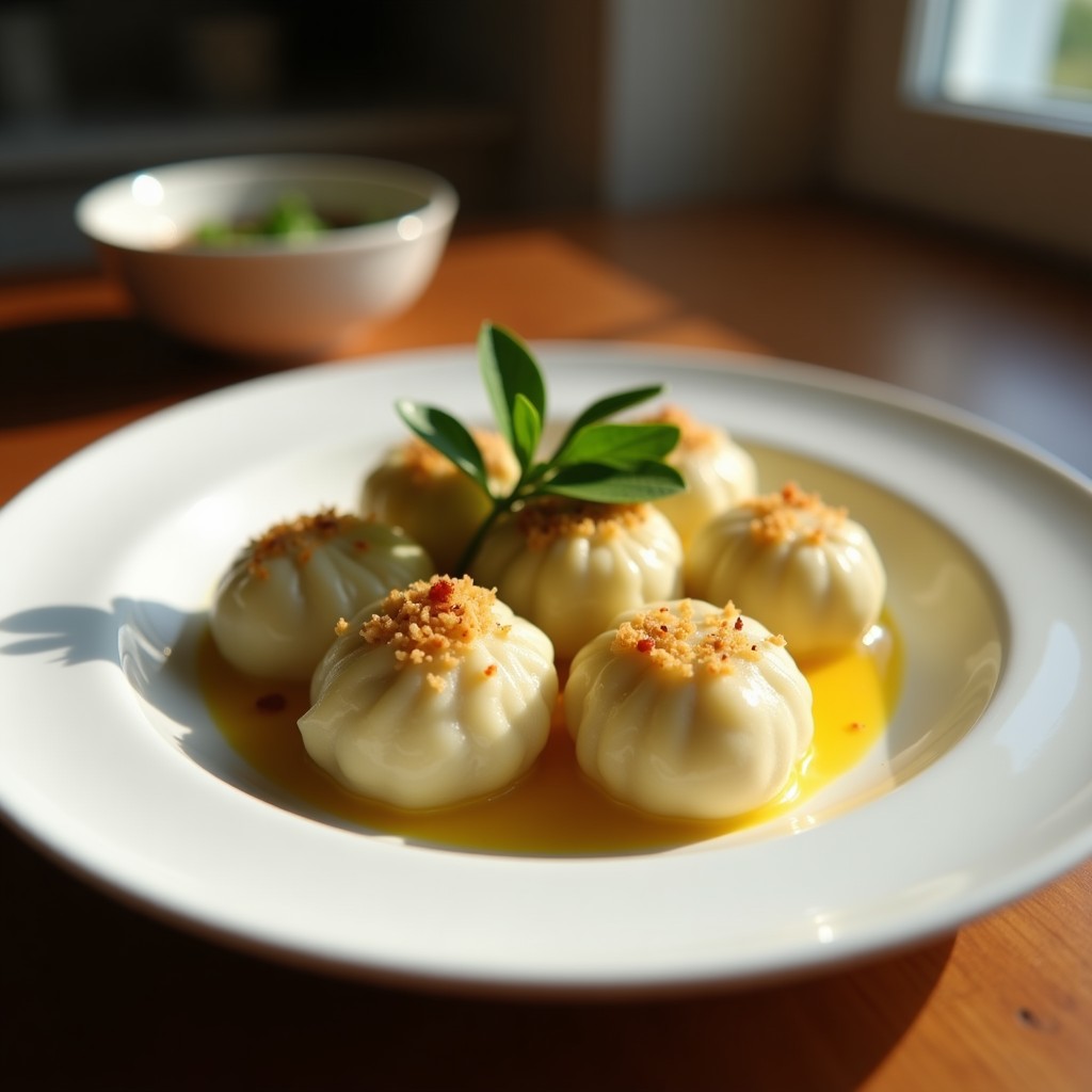 Dumplings de Espinaca y Ricotta al Vapor: Receta Italiana en Thermomix y Sin Cocción Previa