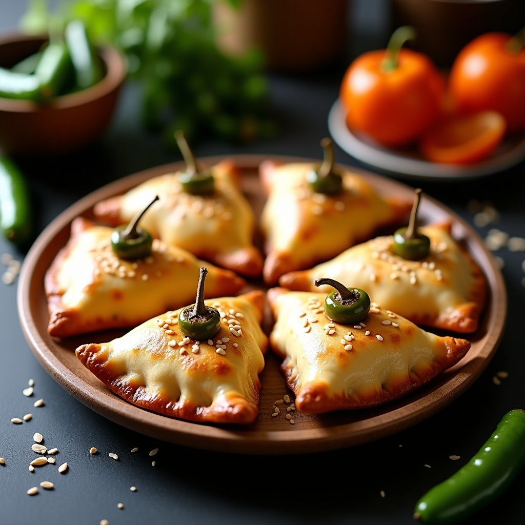 Empanadas de Harina de Almendra y Pimientos del Padrón: Receta Keto en Airfryer