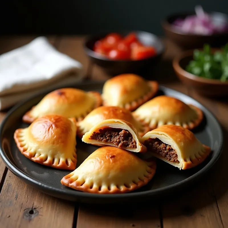 Empanadas Argentinas de Carne Cortada: Receta al Horno Crujiente y Jugosa