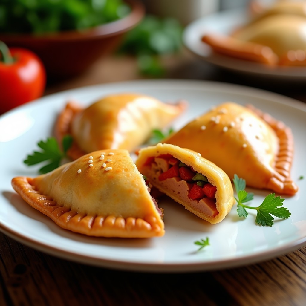 Empanadas de Atún y Pimientos Asados: Receta en Airfryer Sin Freír en 20 Minutos