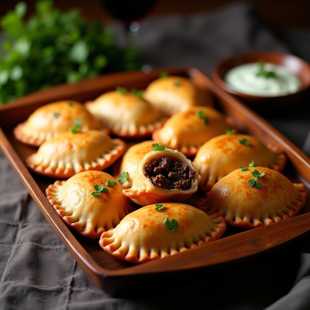 Empanadas de Cordero al Vino Tinto: Receta Argentina Crujiente en Olla Express