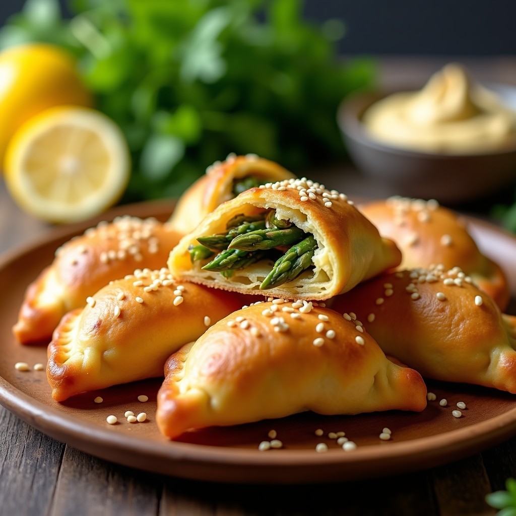 Empanadas de Harina de Garbanzo y Espárragos: Receta Sin Gluten en Airfryer con Toque Primaveral