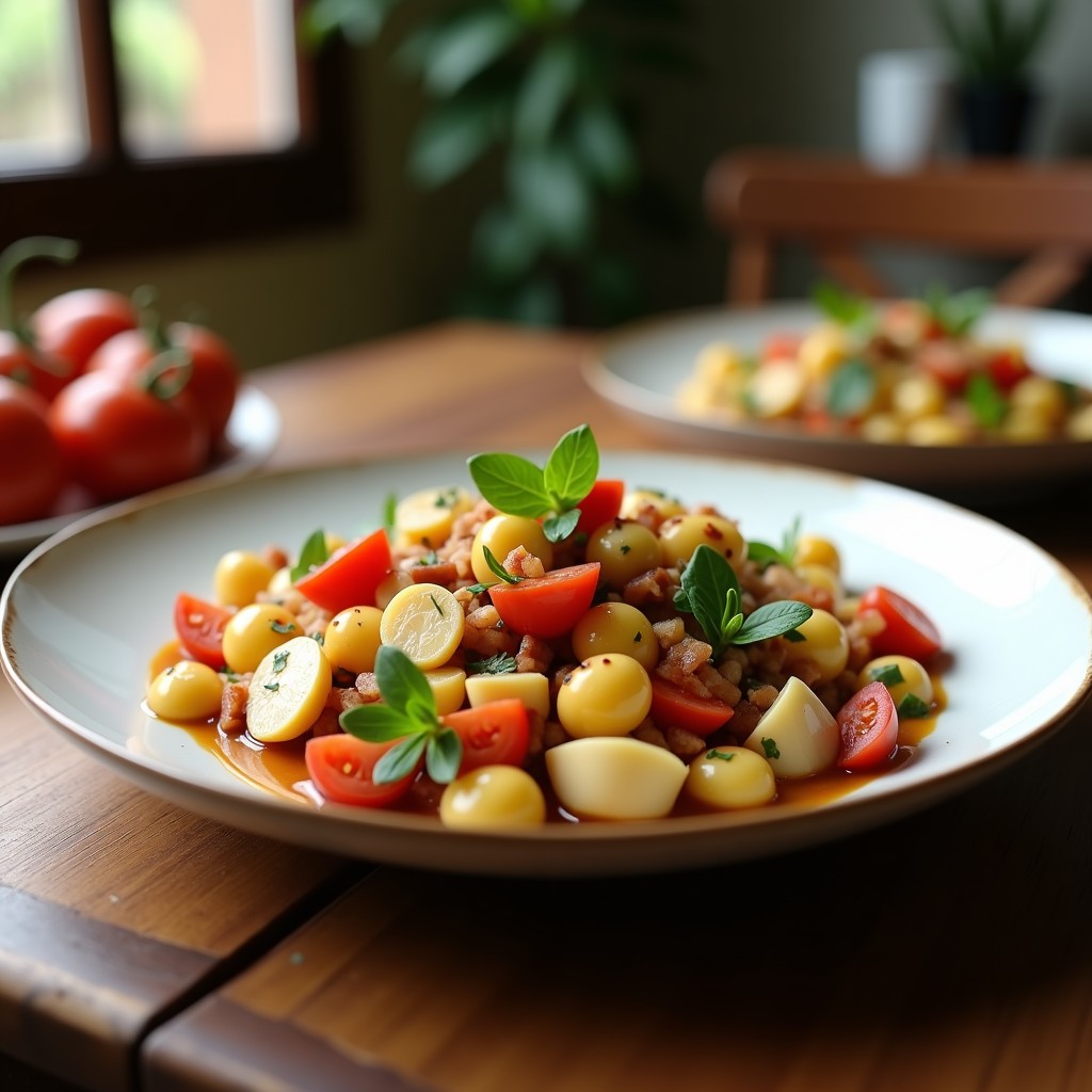 Ensalada templada de lentejas Puy con salmón ahumado y vinagreta de eneldo, lista en solo 20 minutos, receta saludable y fácil