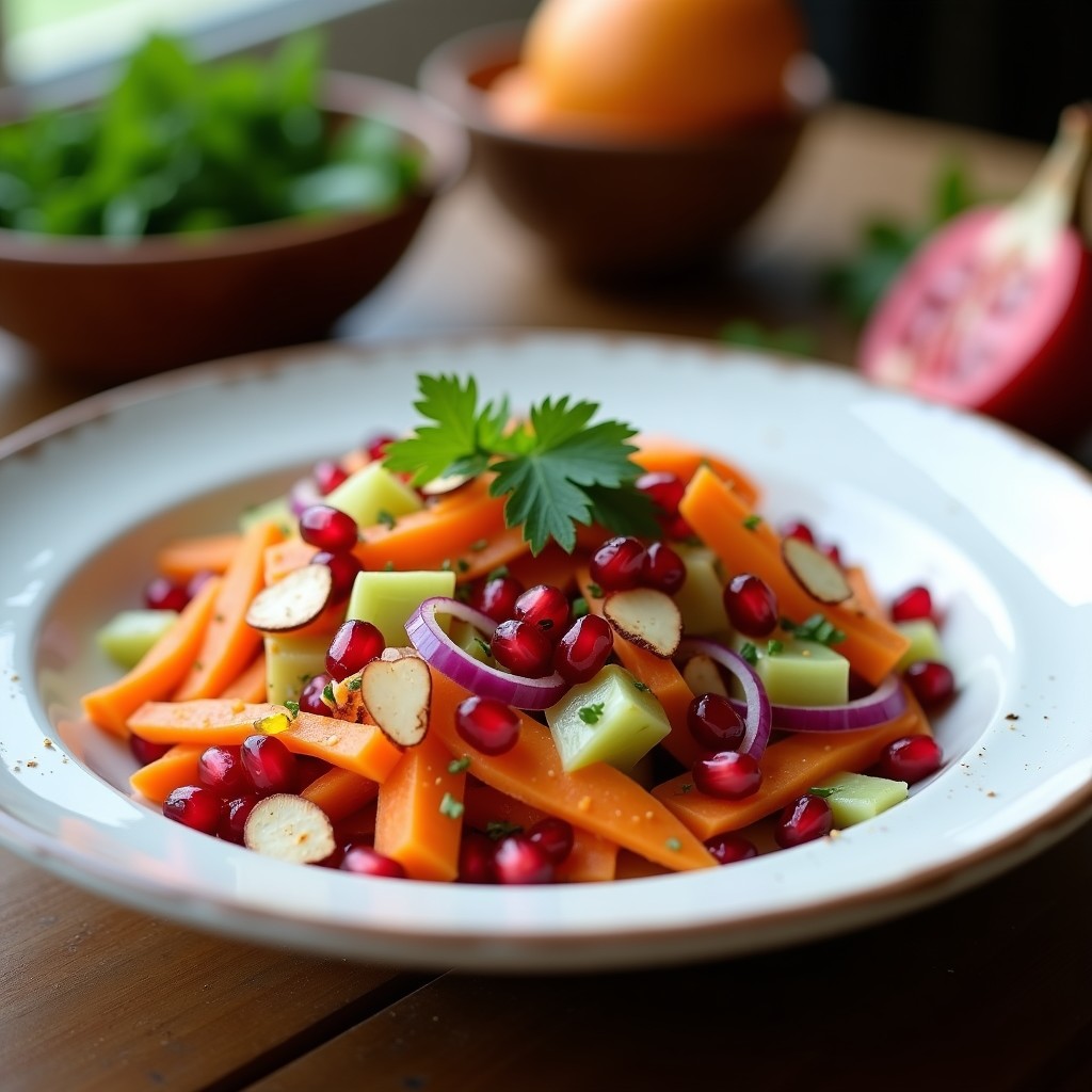 Ensalada Moruna Conventual: Receta Tradicional con Granada y Canela en 15 Minutos