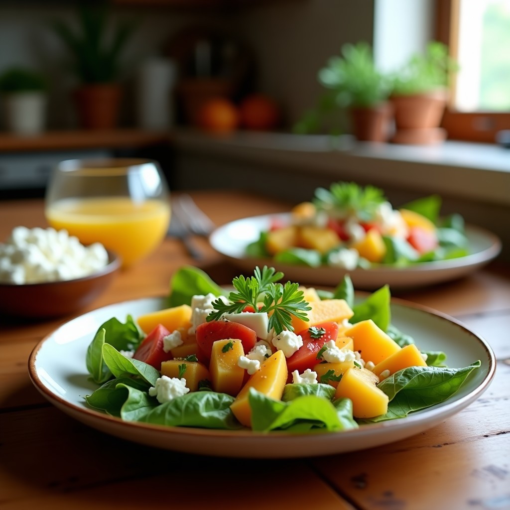 Ensalada Templada de Lentejas y Remolacha Asada con Queso Feta y Vinagreta de Naranja: Receta Saludable y Saciente en 45 Minutos