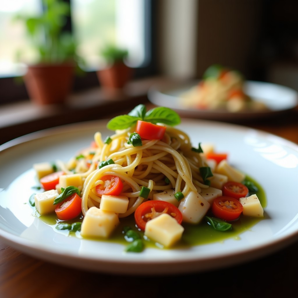 Ensalada Templada de Lentejas Caviar y Ventresca de Atún con Pimientos Asados y Vinagreta de Albahaca: Receta Gourmet Fácil en 25 Minutos