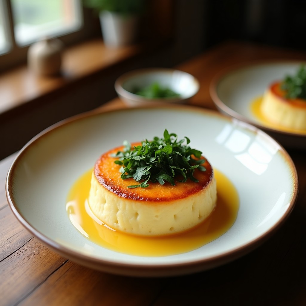Flan de Algas y Coco: Postre Vegano con Toque Marino en 25 Minutos