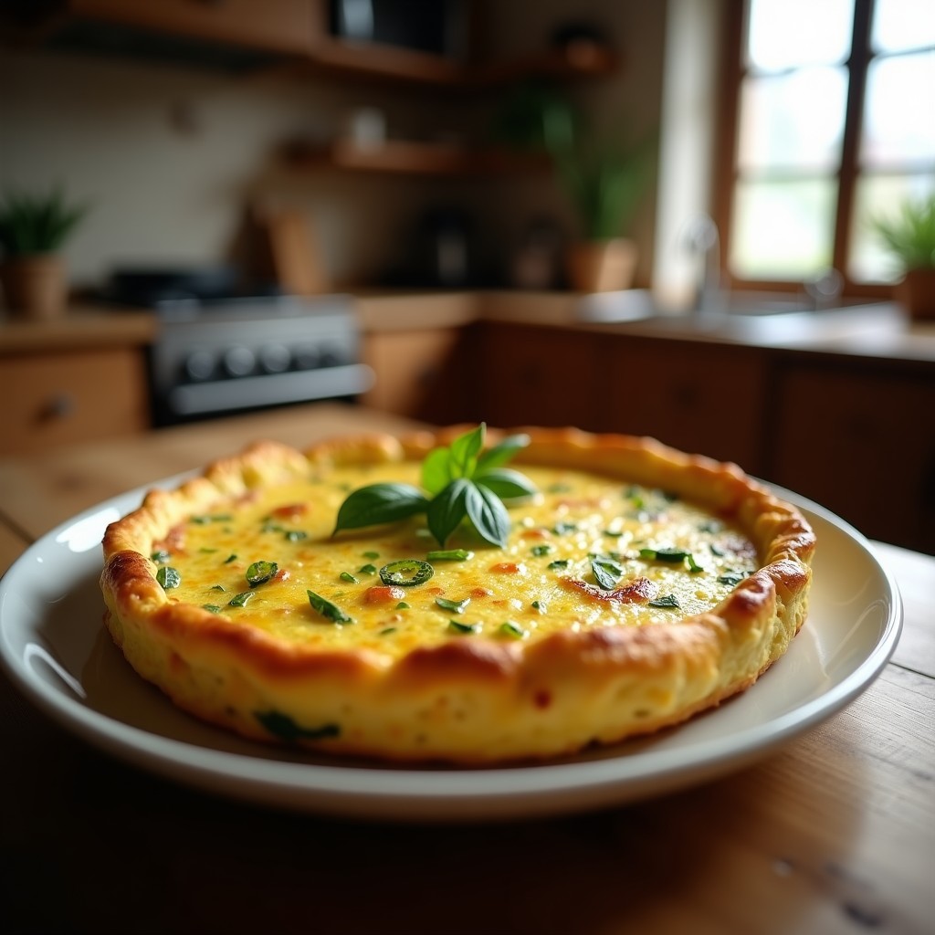 Frittata de calabacín y queso de cabra al horno, receta fácil y saludable, lista en 30 minutos, sin gluten