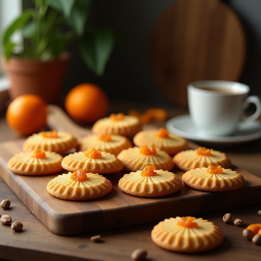 Galletas de Harina de Algarroba y Naranjas Confitadas: Receta Sin Gluten y Keto