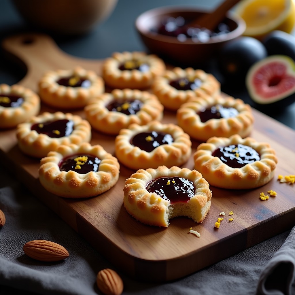 Galletas de Harina de Almendra y Mermelada de Higo Negro: Receta Keto Sin Harina Refinada