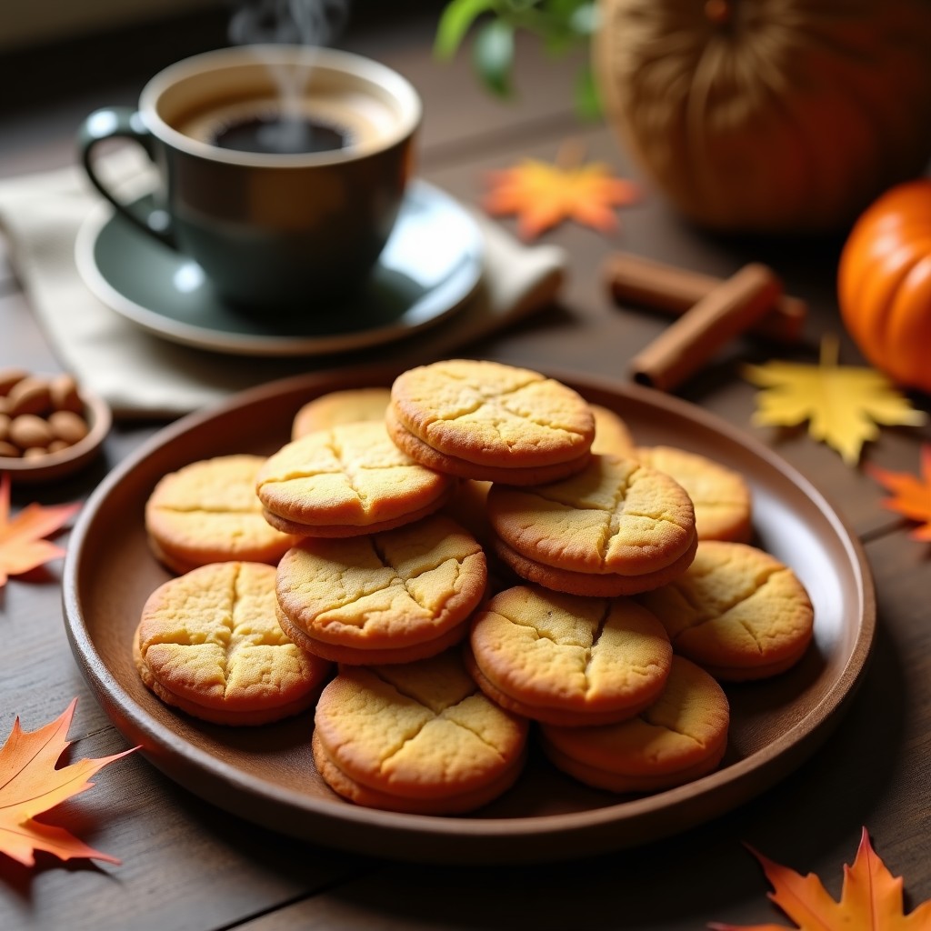 Galletas de Almendra y Miel con Especias de Pumpkin Spice: Receta Keto para Desayuno
