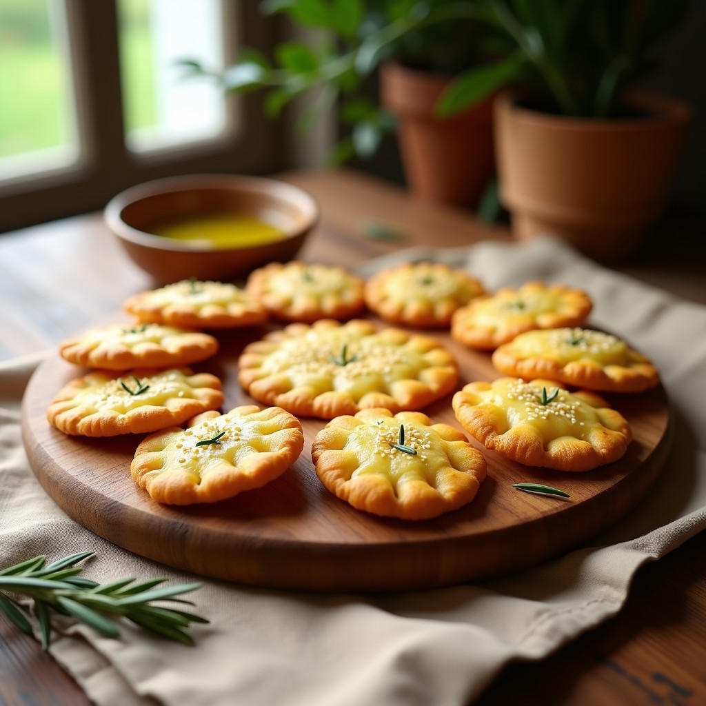 Galletas de Harina de Garbanzo y Aceite de Oliva: Snack Salado Keto y Sin Gluten