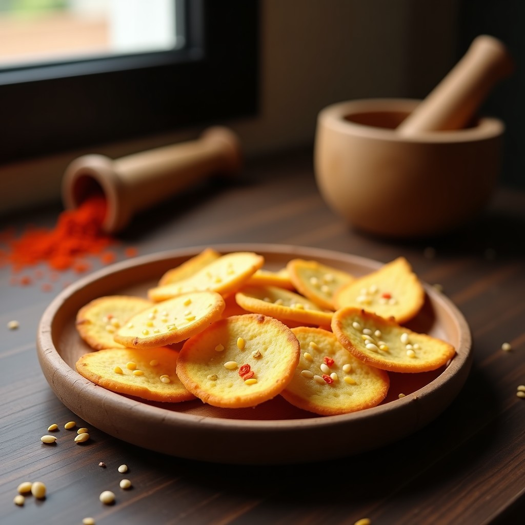 Galletas de Harina de Guisantes y Azafrán: Snack Crujiente Sin Horno y Alto en Fibra