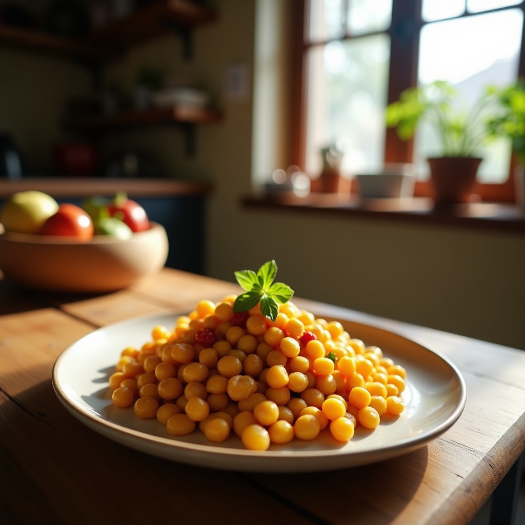 Garbanzos Especiados con Calabaza Asada y Salsa Tahini: Receta Saludable y Sabrosa en 40 Minutos