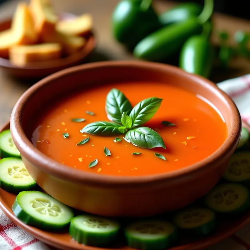 Gazpacho Andaluz Tradicional: Receta en Tupper para Llevar y sin Horno