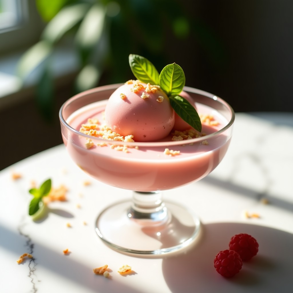 Gelato de Acerola y Albahaca: Postre Brasileiro Sin Azúcar y Sin Lácteos