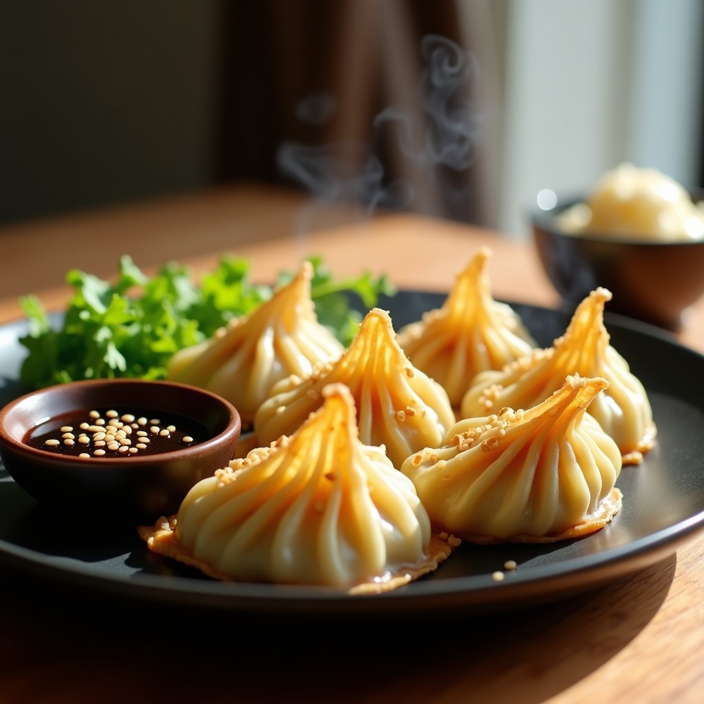 Gyosas de Col Rellena con Tofu: Receta Japonesa Vegana y Crujiente en Airfryer