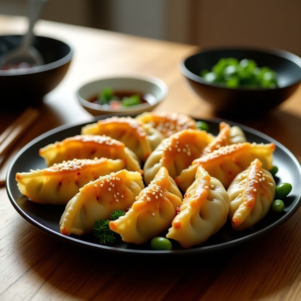 Gyoza de Coliflor y Edamame: Receta Japonesa Keto en Airfryer Sin Masa Tradicional