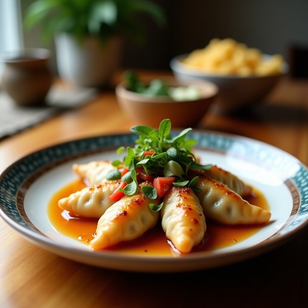 Gyoza Veganas de Col y Hongos Shitake: Receta al Vapor en 20 Minutos