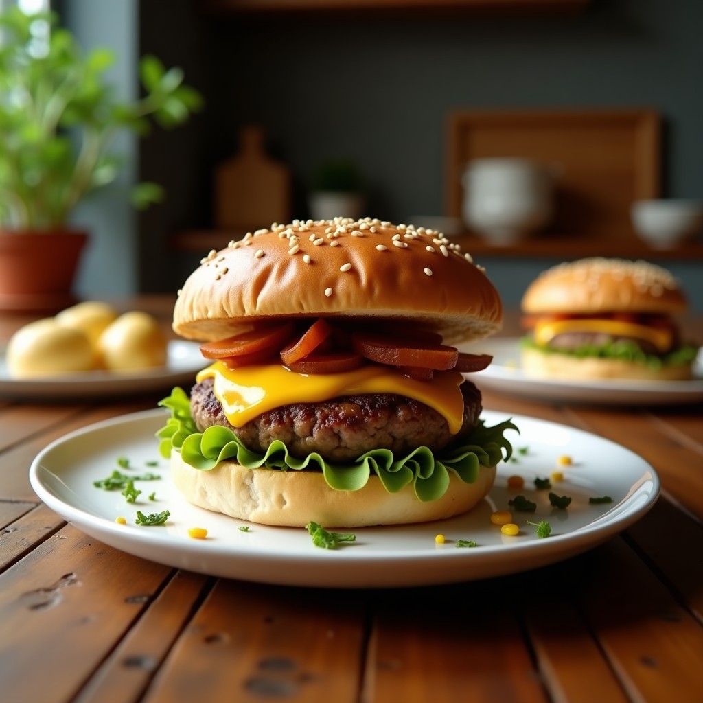 Hamburguesas de Berenjena y Semillas de Chía: Receta Vegana y Crujiente en Airfryer